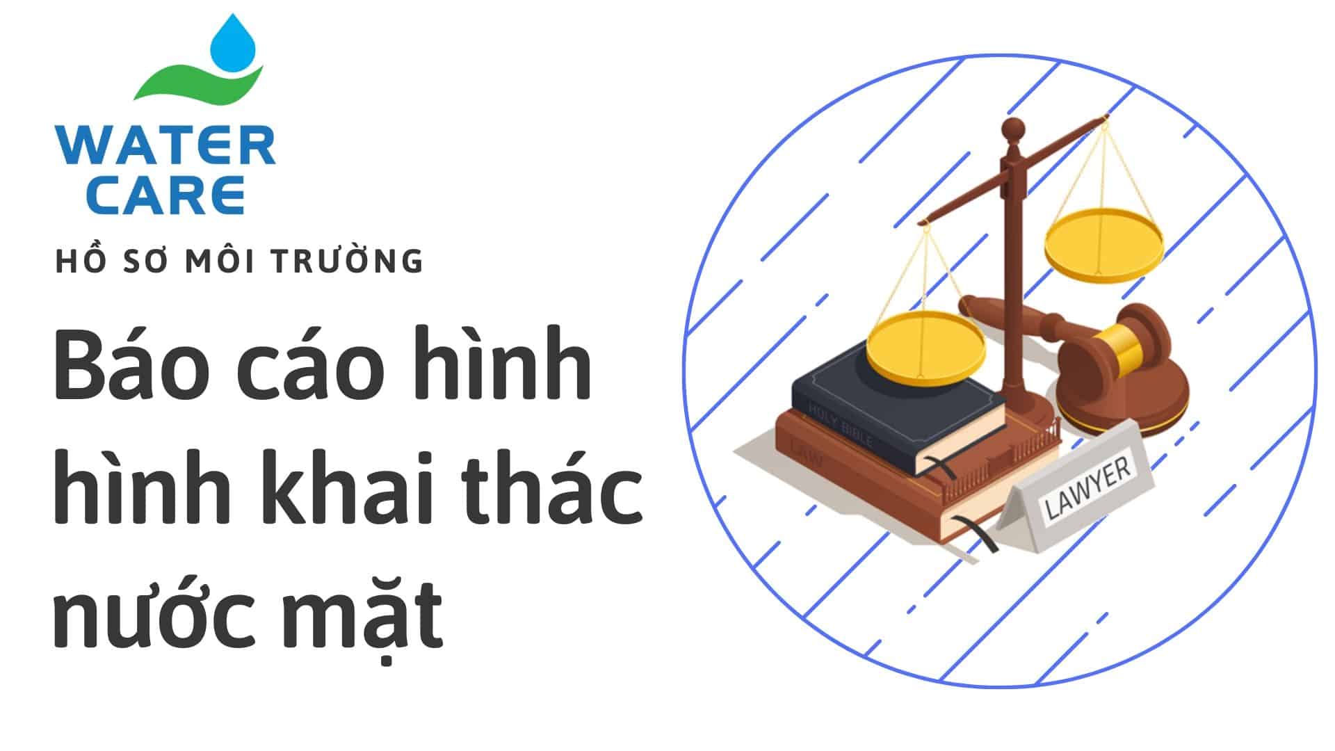 Báo cáo hình hình khai thác nước mặt