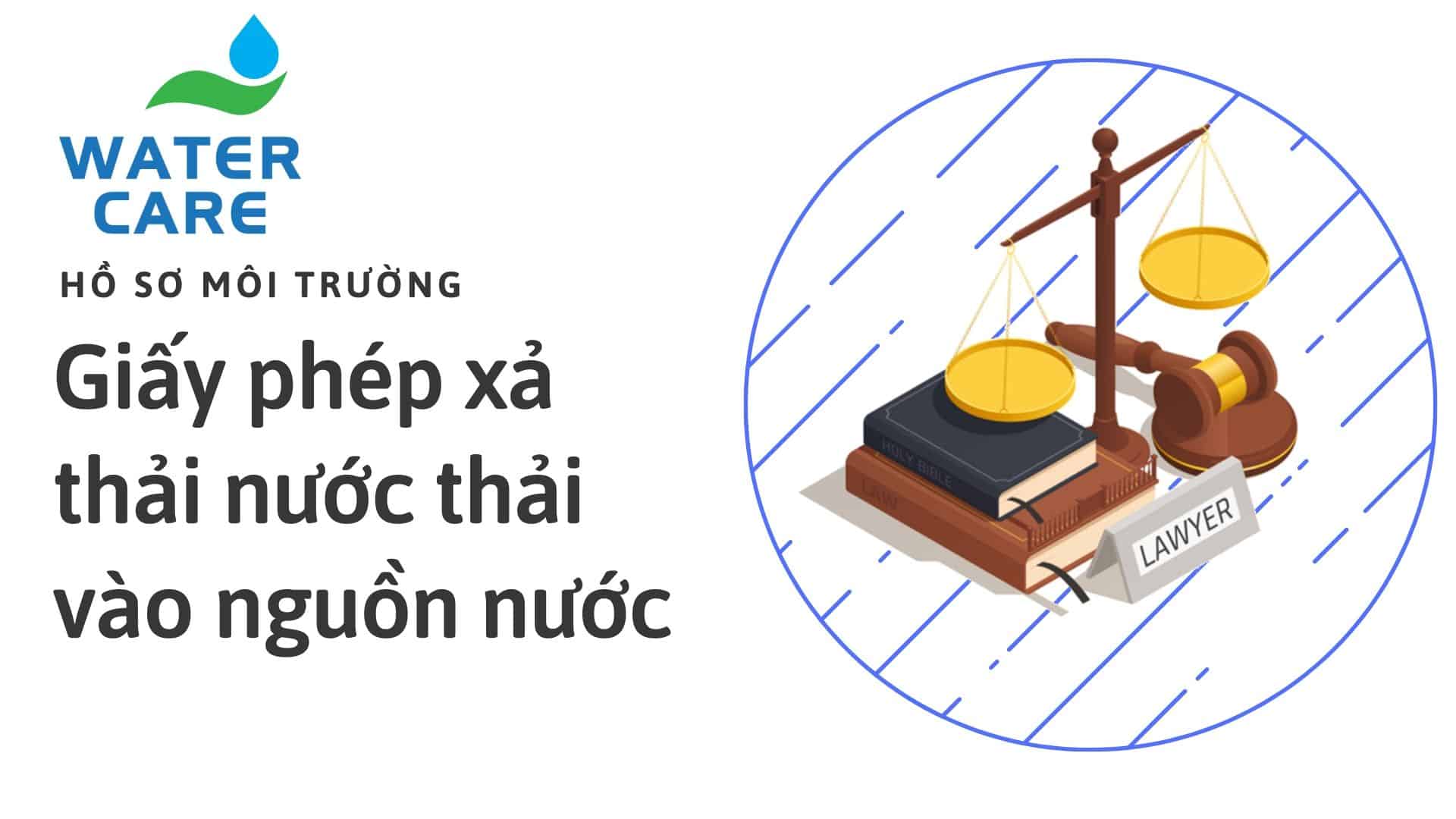 Giấy phép xả thải nước thải vào nguồn nước